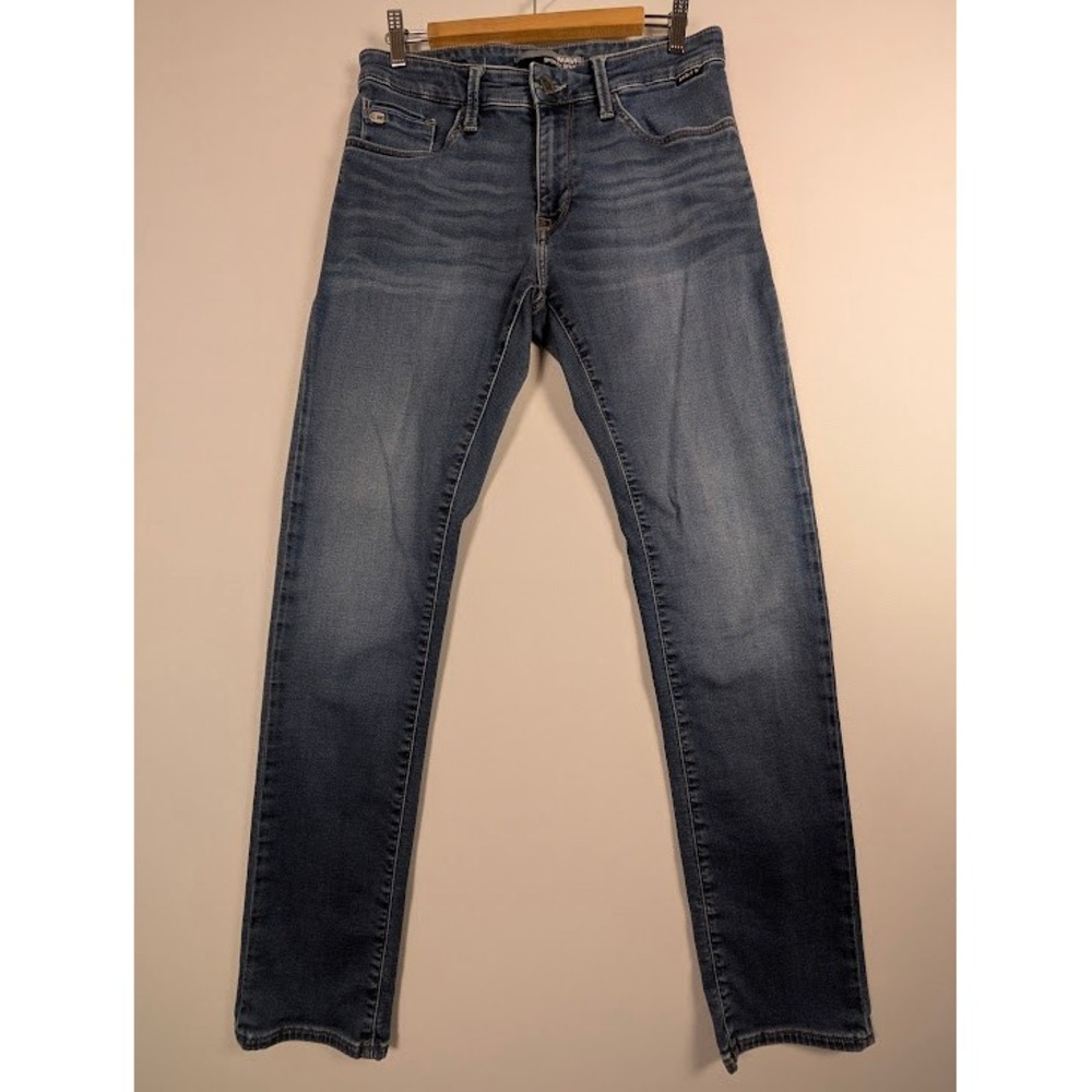 Mavi Jake Sporty Denim Jeans Mens 32x32 Slim Leg Medium Wash Blue Soft Stretch‎
